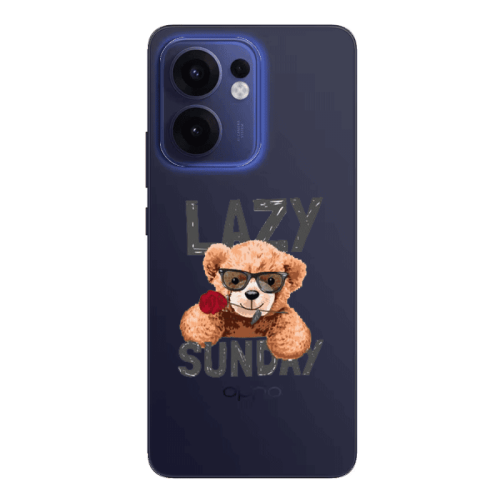 Oppo Reno13 FS Lazy sunday Transparent Silicone TPU Θήκη